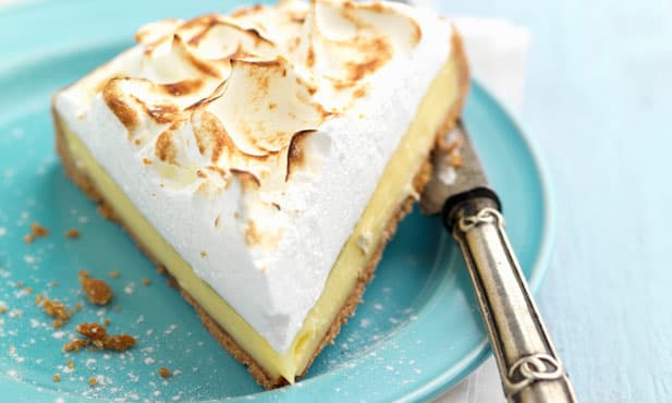Tarte de limão merengada