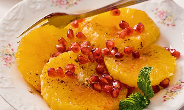 Laranja com canela