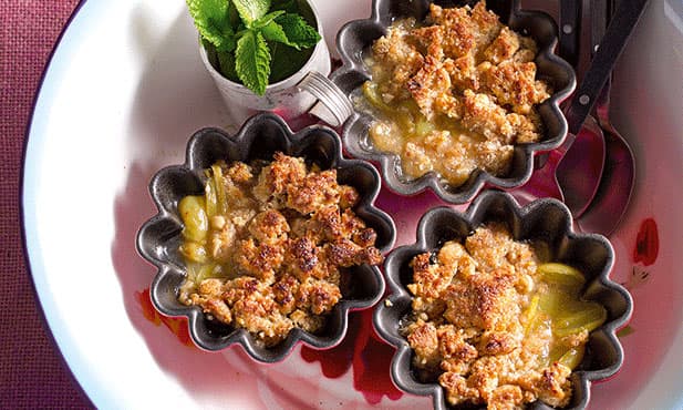 Crumble de uva