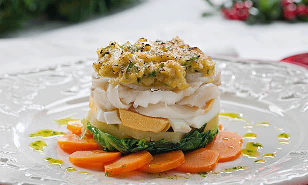 Bacalhau gratinado