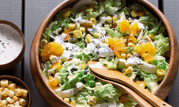 Salada de couve-chinesa