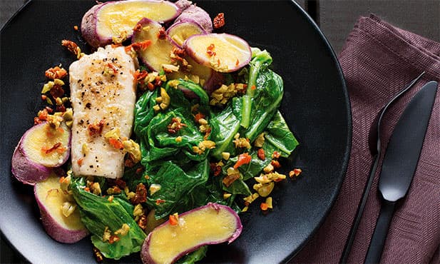 Couvada com lombos de pescada