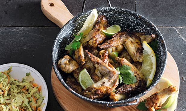 Asas de frango com malagueta
