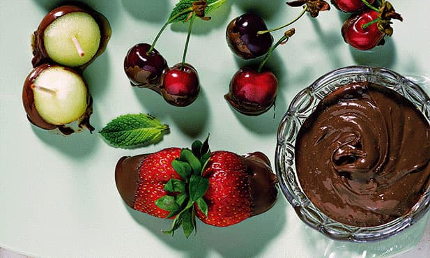 Canapés de fruta