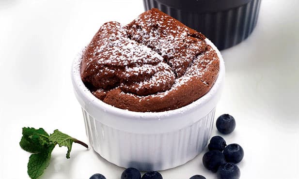 Soufflé de chocolate