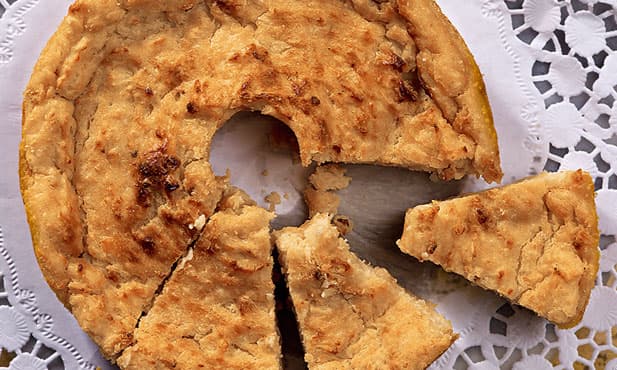 Pudim de batata com farinheira