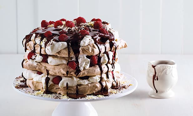 Pavlova de chocolate