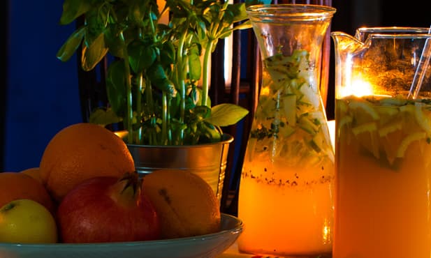 Sangria de Alvarinho e maçã verde