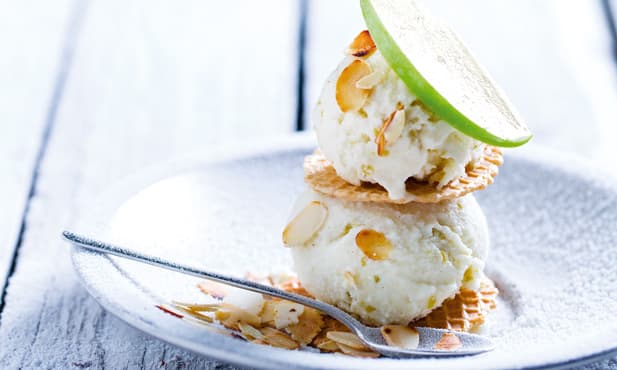 Gelado de maçã verde