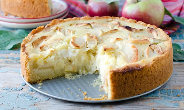 Bolo de maçã