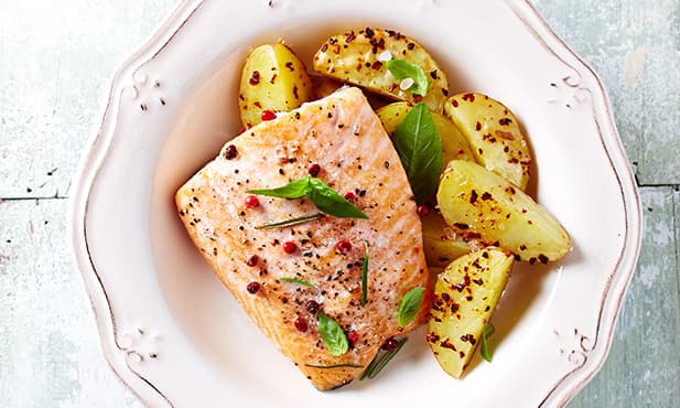 Salmão no forno
