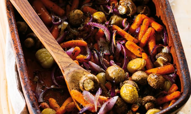 Legumes assados