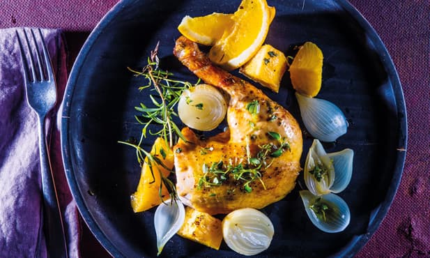 Frango à camponês