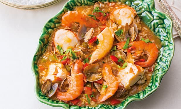 Arroz de lagosta com camarão e...
