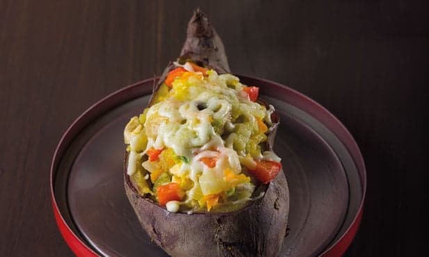 Batata-doce recheada
