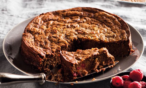 Bolo de batata-doce, chocolate e...