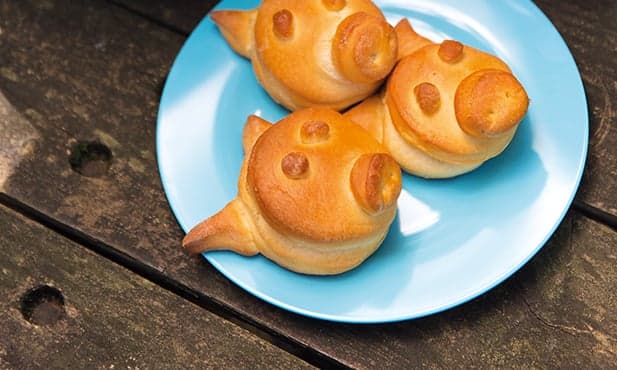 Brioches com chocolate