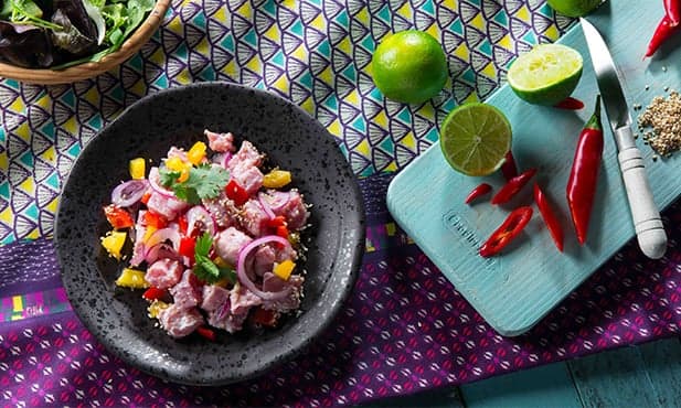 Ceviche de atum