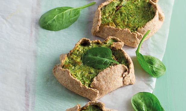 Mini-tartes de espinafres