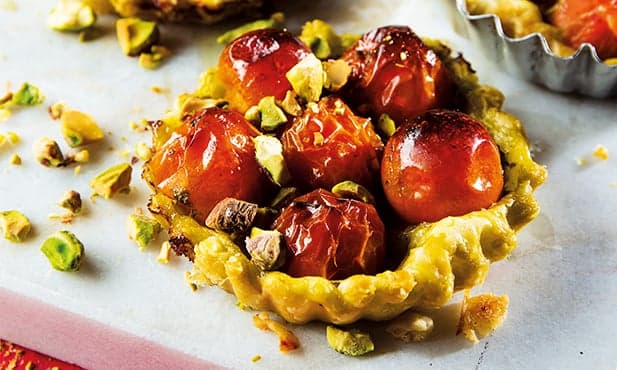 Mini-tatins de tomate cherry