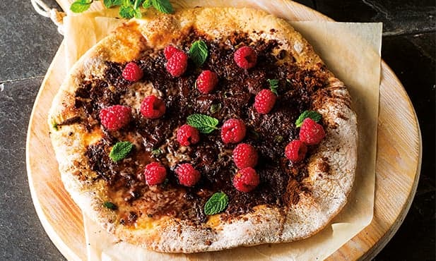 Pizza de chocolate