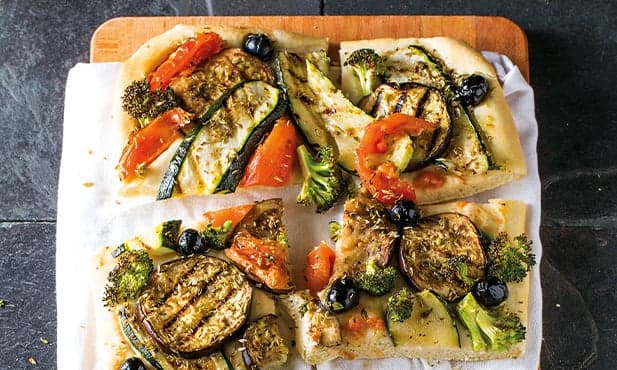 Pizza vegetariana