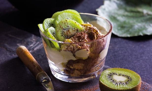 Tiramisu de kiwi