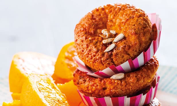 Queques de amêndoa e laranja
