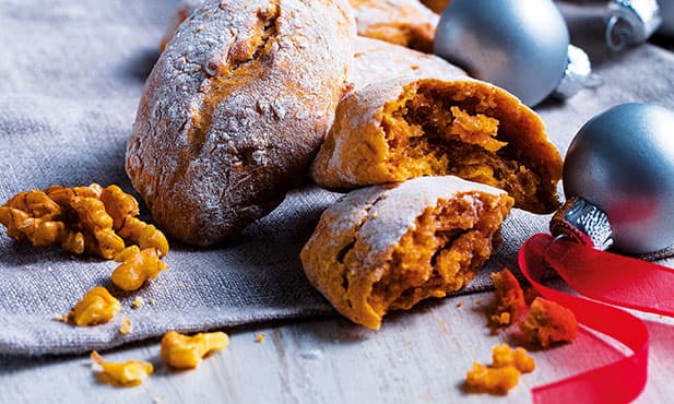 Broas de abóbora e batata-doce