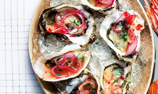 Ceviche de ostras