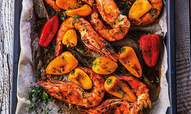 Gambão no forno com molho de ervas