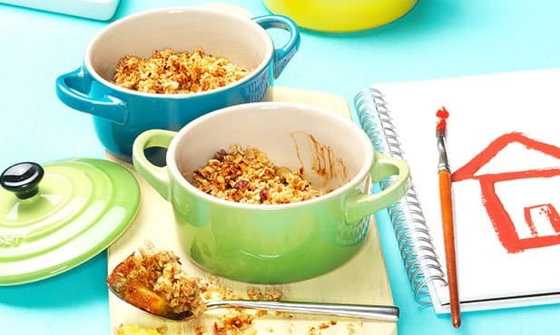 Crumble de ananás