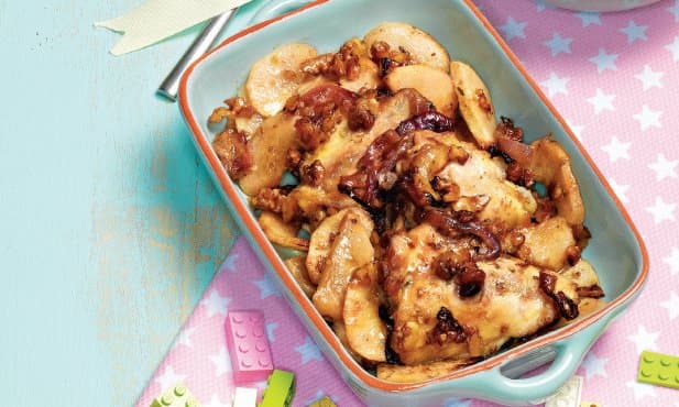Frango com pêra Rocha