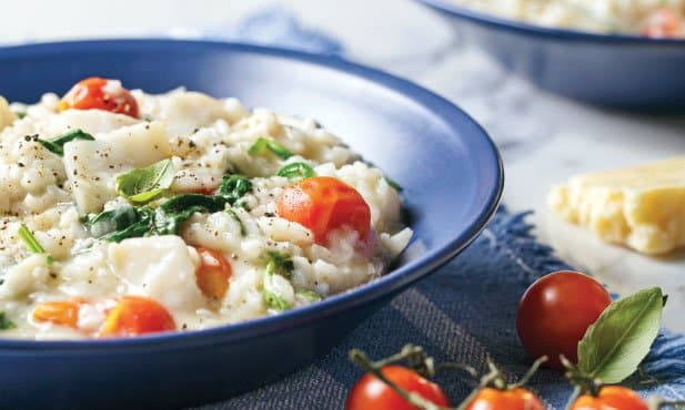 Risotto de bacalhau