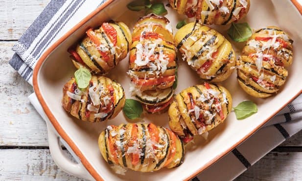 Batatas assadas colmeia