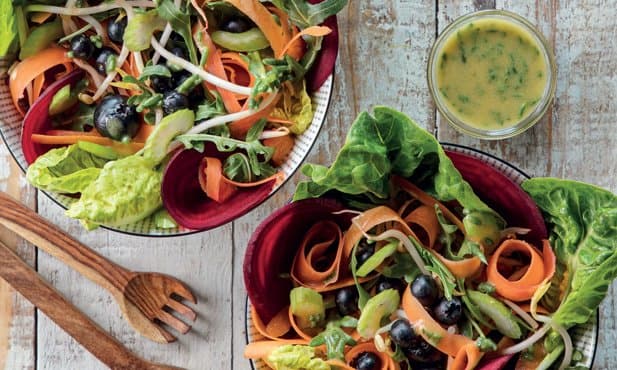 Salada Primavera com salicórnia
