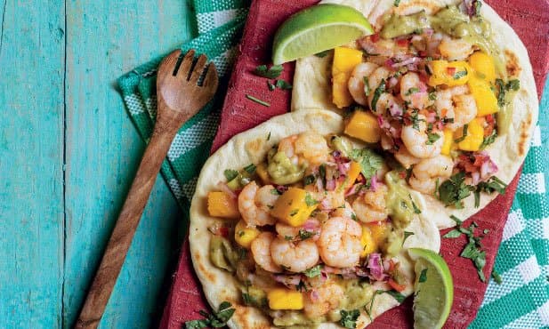 Tacos de camarão