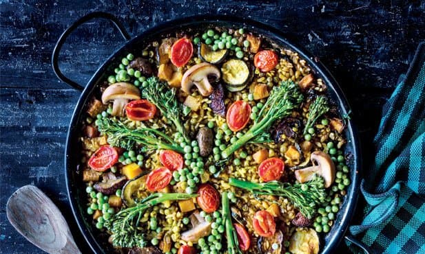 Paella de legumes
