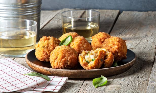 Croquetes de arroz de tomate