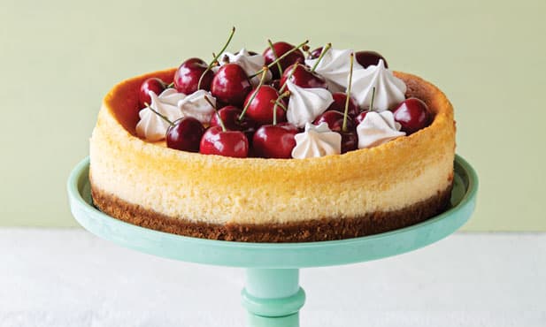 Cheesecake de cerejas