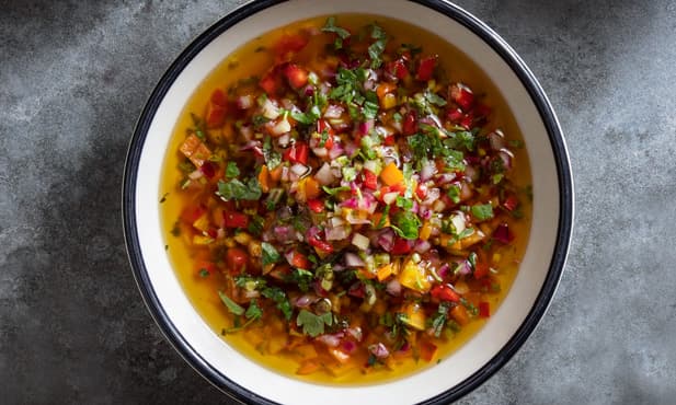 Molho chimichurri com gengibre
