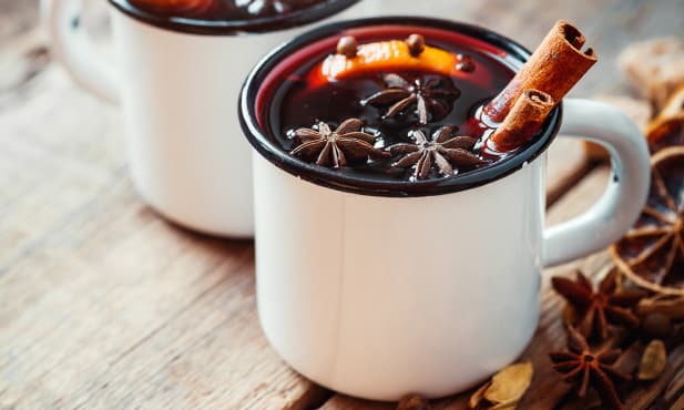 Vinho quente com Moscatel e...