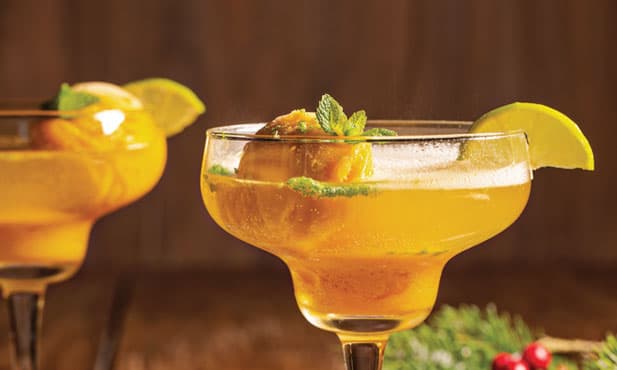 Cocktail de sorbet de manga