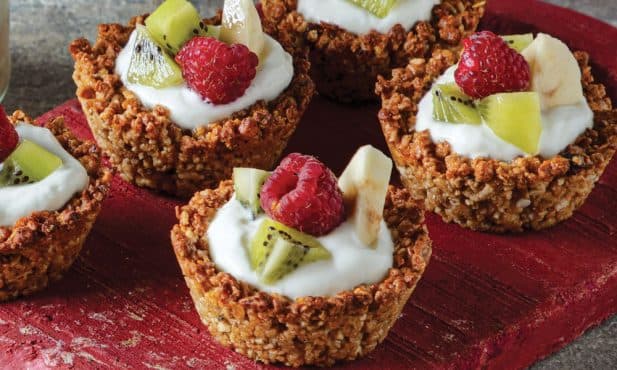 Mini-tartes de granola