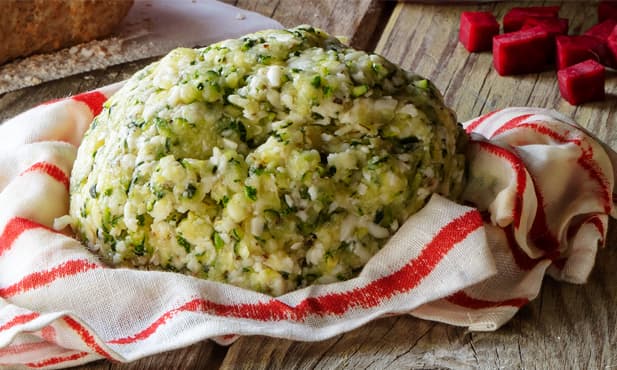 Base de pizza de courgette