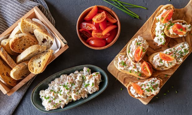 Paté de salmão fumado